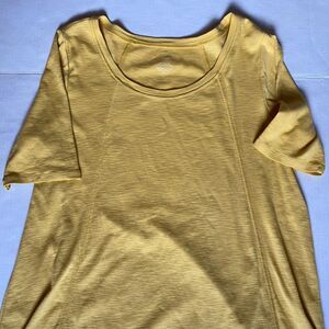 J. Jill Sunlit Yellow Short Sleeve Top